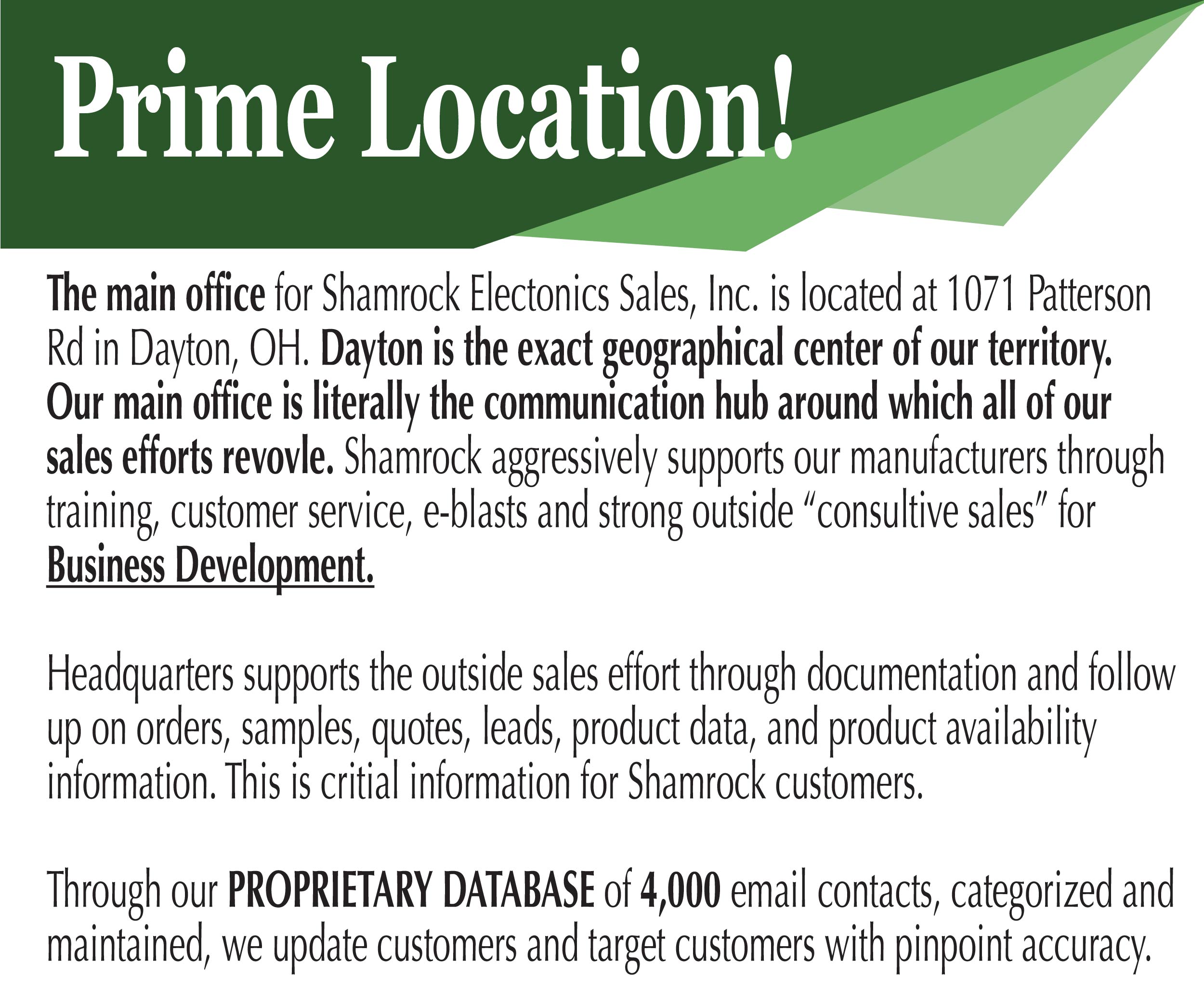 shamrock resume